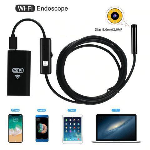 C Mera Inspe O Sonda Endosc Pica Wifi Hd M Ios Android Pc Mini