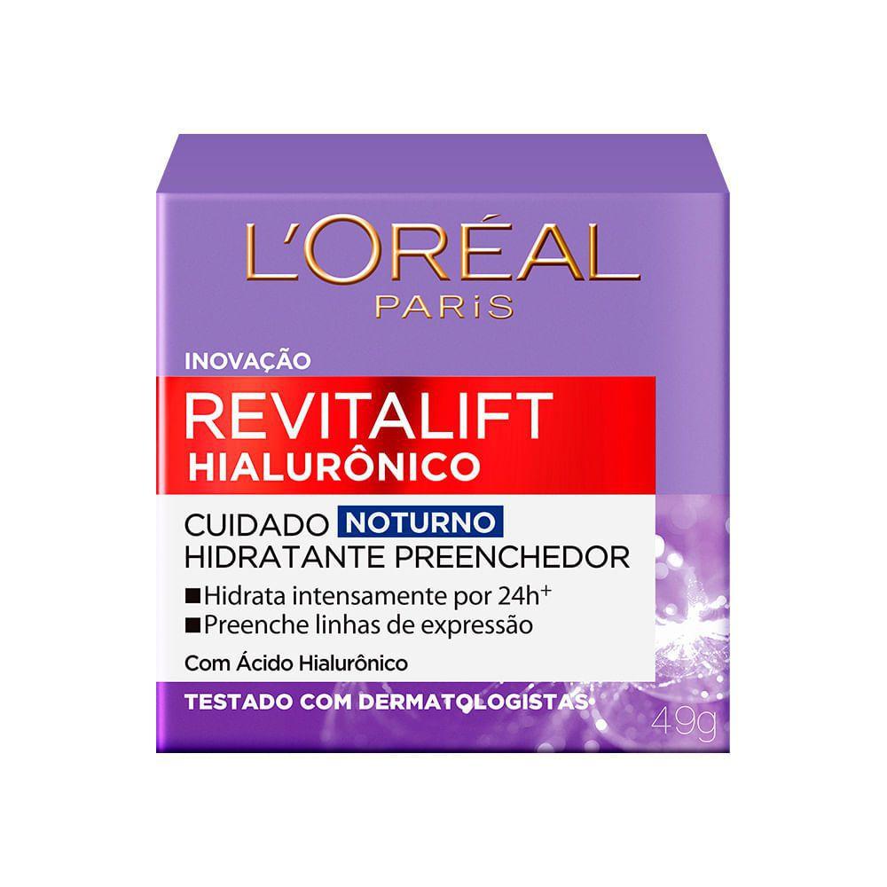 Creme Anti Idade L Or Al Paris Revitalift Hialur Nico Noturno Anti