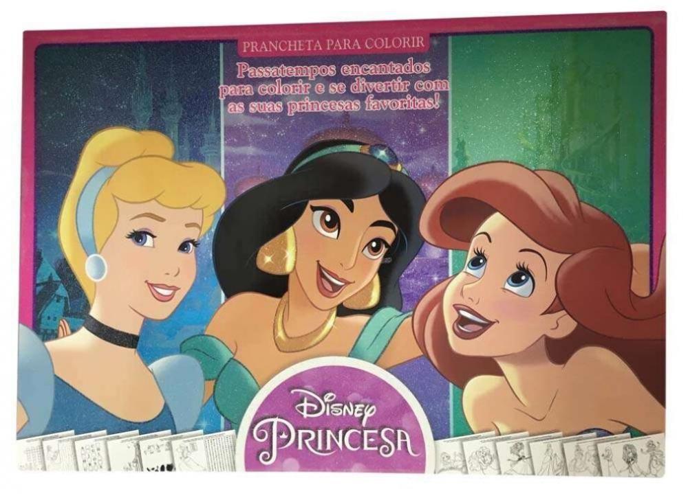 Disney Princesas Prancheta Para Colorir Livro De Colorir Magazine