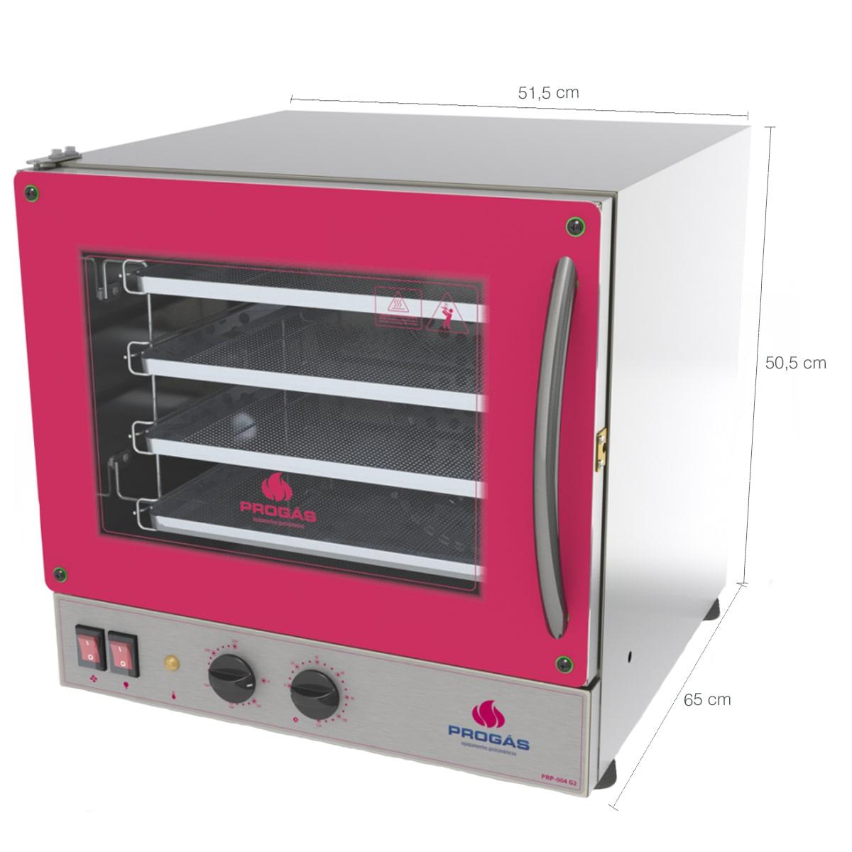 Forno De Inox Eletrico Industrial Prog S Para Pizza Assadeiras