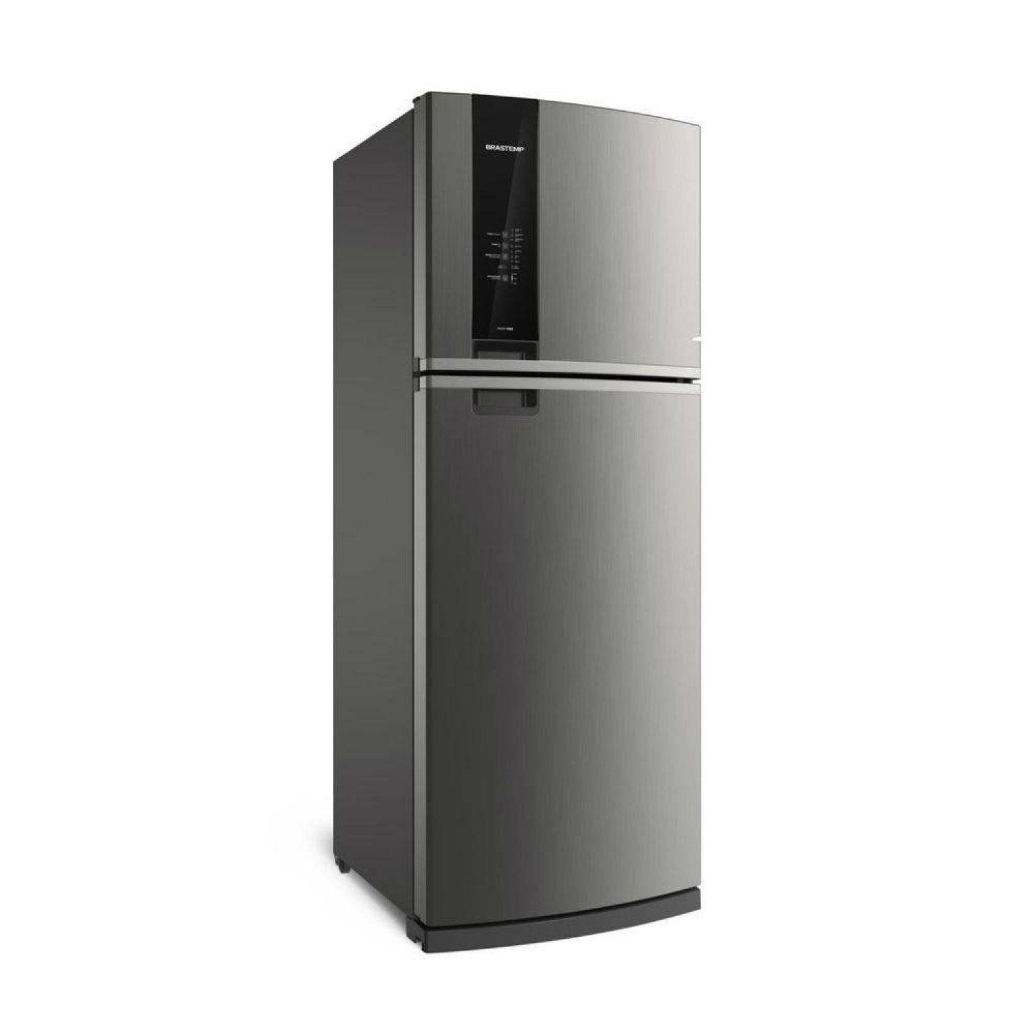 Geladeira Brastemp Duplex 2 Portas BRM56 Frost Free 462L 220V Inox