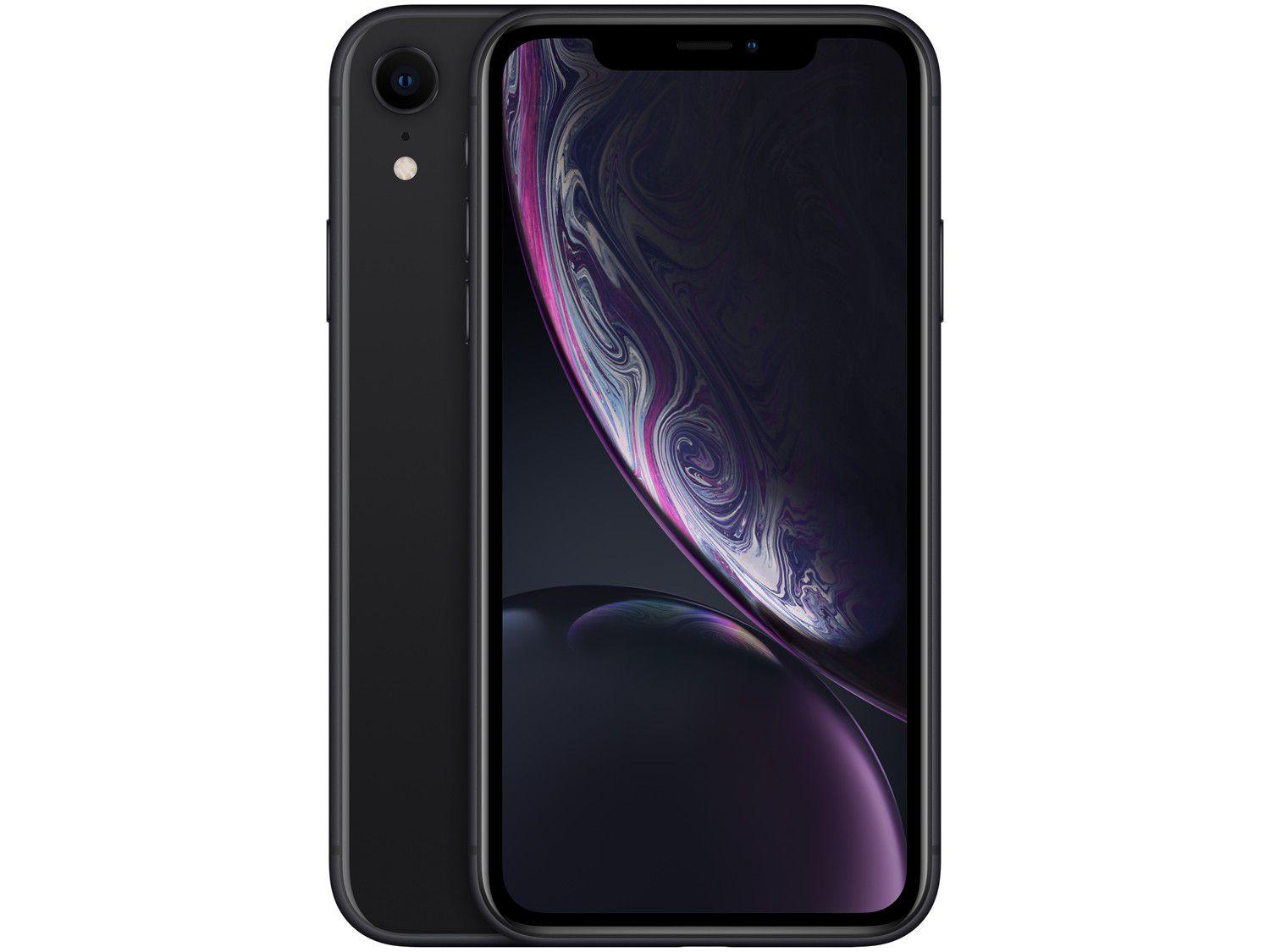 Iphone Xr Apple Gb Preto G Tela Retina C M Mp Selfie