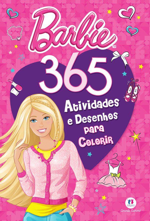 Livro Barbie Atividades E Desenhos Para Colorir Livros Fisicos Em My