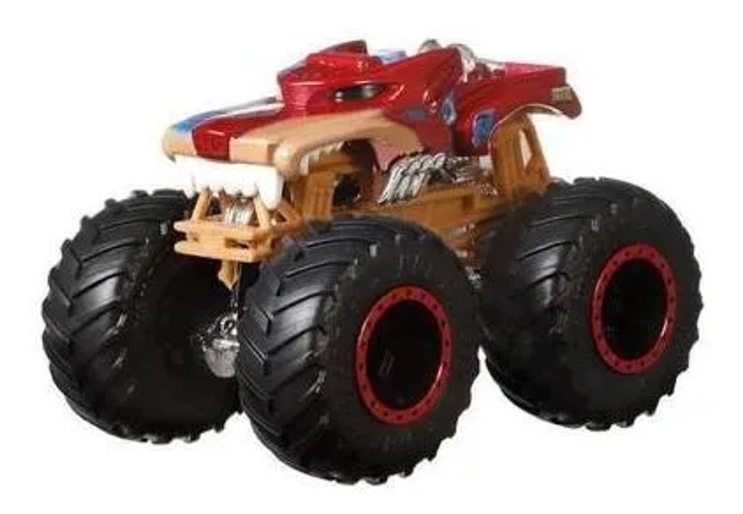 Monster Trucks Hotweiler Vs Hound Hauler Hot Wheels Mattel Carrinho De Brinquedo