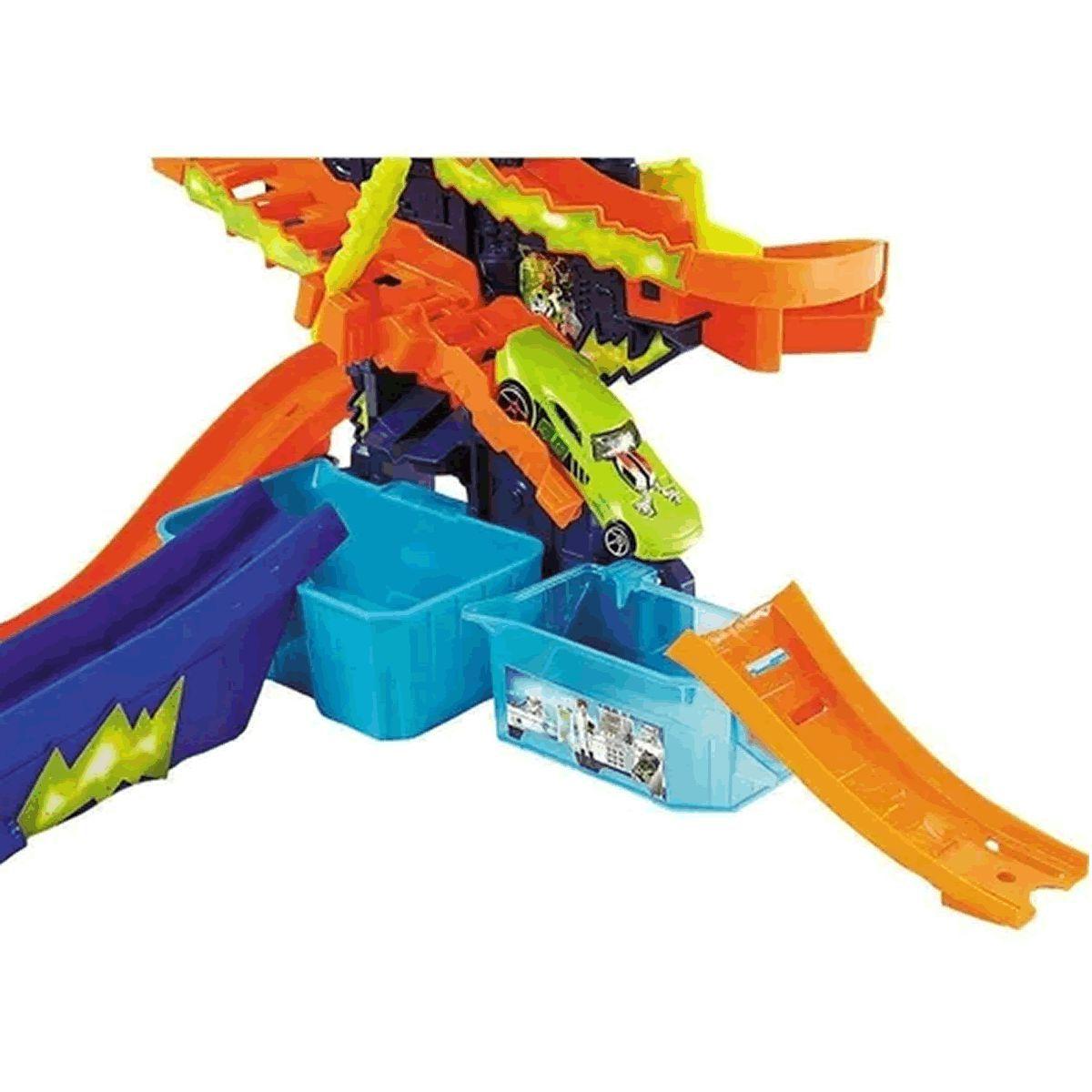 Pista Estação Científica Hot Wheels Colors Change CCP Mattel Pistas Magazine Luiza