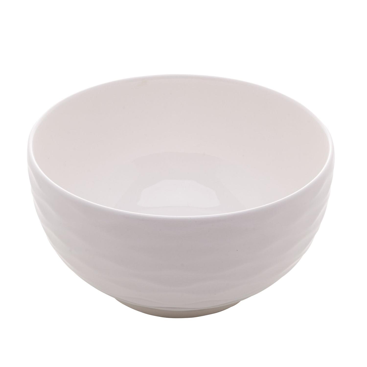 Tigela Redonda Bowl Porcelana New Bone Lagos Branco X Cm Lyor