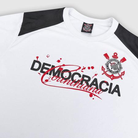 Camiseta Corinthians Recortes Democracia Corinthiana Masculina Spr