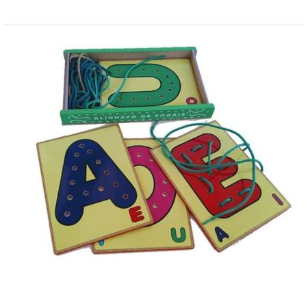 Kit Especial 4 Jogos Educativos De Madeira Bolinha Gude BRINQUE E