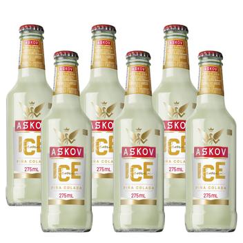 Bebida Askov Ice Pi A Colada Long Neck Un De Ml Ice Magazine Luiza