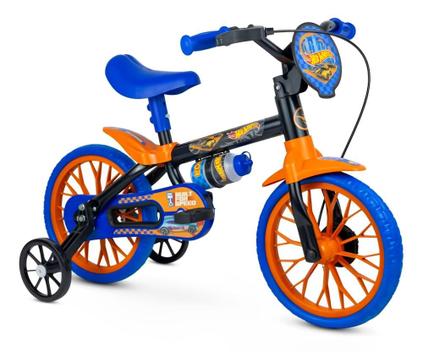 Bicicleta Aro Hot Wheels PP Nathor Bicicleta Infantil Magazine Luiza