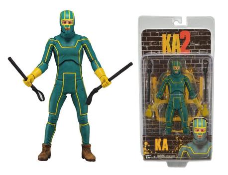 Boneco de Ação NECA Kick Ass Série Polegadas Colecionáveis