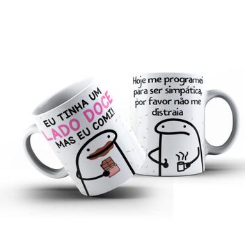 Caneca Xícara Flork Meme Bento Frases Divertida e Debochada Nicolados