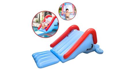 Escorregador Tobog Infl Vel Gigante Piscina Super Slide Importway