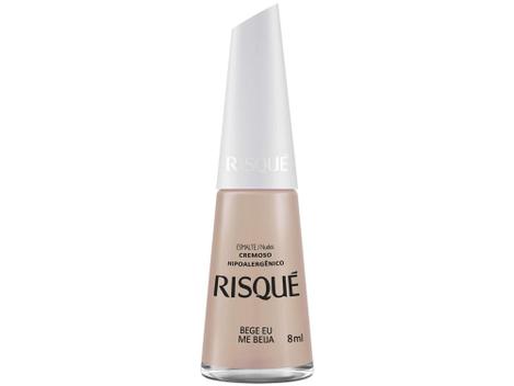 Esmalte Risqué Nude Cremoso Bege Eu Me Beija Hipoalergênico 8ml