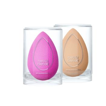 Esponjas De Maquiagem Beautyblender Original Rosa E Nude Pe As Esponja De Maquiagem
