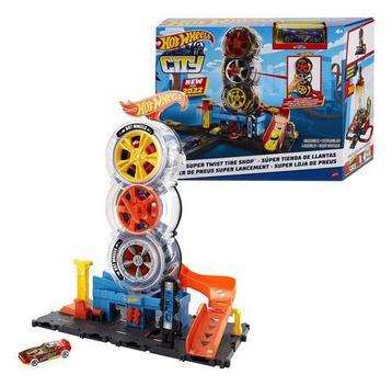 Hot Wheels City Super Loja De Pneus Mattel Cor Colorido Carrinho De Brinquedo Magazine Luiza