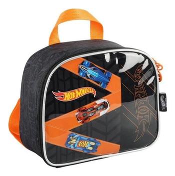 Lancheira Hot Wheels Térmica Infantil Masculina Escolar Luxcel