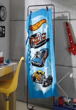 Toalha Banho Aveludada Hot Wheels Dohler X Cm Toalha De Banho