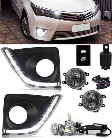 Kit Farol De Milha Neblina Toyota Corolla Led