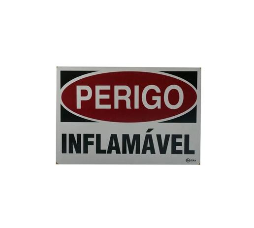 Placa De Sinaliza O Perigo Inflam Vel X Indika Placa De