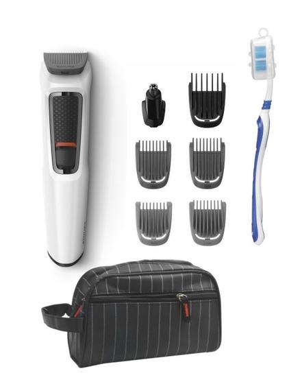 Aparador De Pelos Philips Multigroom 7 Em 1 Mg3721 77 Necessaire