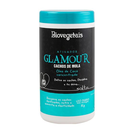 Ativador Biovegetais Glamour Cachos Mola Leo Coco Kg Trihair