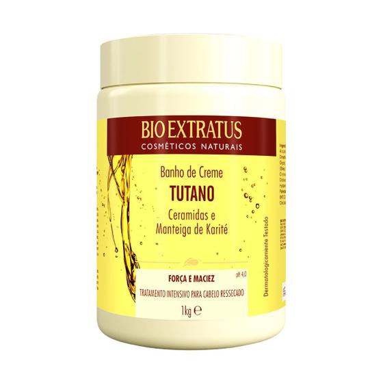 Banho De Creme Tutano Bio Extratus 1Kg Tratamento Capilar Para Cabelos