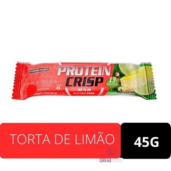 Barra de Proteína Protein Crisp Bar Torta de Limão 45g IntegralMédica