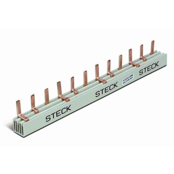 Barramento Steck Trifasico 16 Disjuntores Din 80a S3f285b Barramento