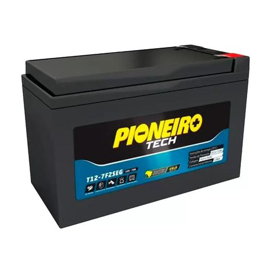 Bateria Pioneiro Tech T12 7F2SEG 7A Para Estabilizadores Alarmes