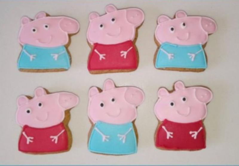 Biscoito Decorado De Mel Peppa Pig Dona Maria Biscoiteria Biscoito