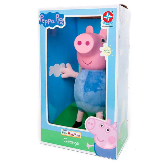 Boneco George Cabe A De Vinil Peppa Pig Estrela Brinquedos Est