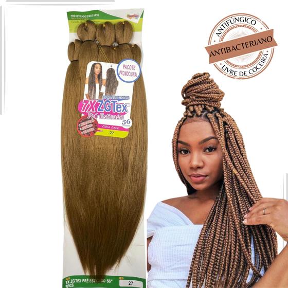 Cabelo Jumbo Jumb O Zgtex Gramas Fibra Antibacteriana Box Braids