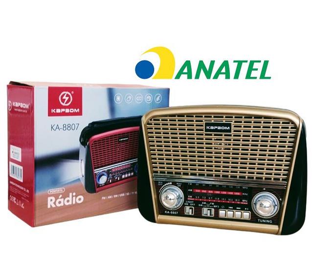 Caixa Som Antigo Rádio Retrô Vintage Bluetooth Am Fm Sw Usb Kapbom