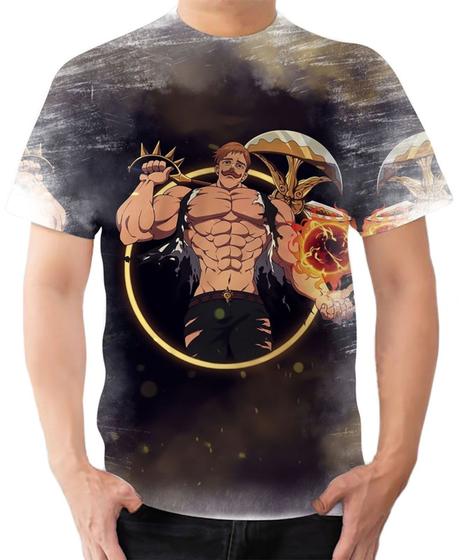 Camiseta Camisa Nanatsu No Taizai Anime Escanor Orgulho Estilo Vizu