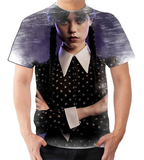 Camiseta Camisa Wandinha Addams Fam Lia Addams Estilo Vizu Camiseta