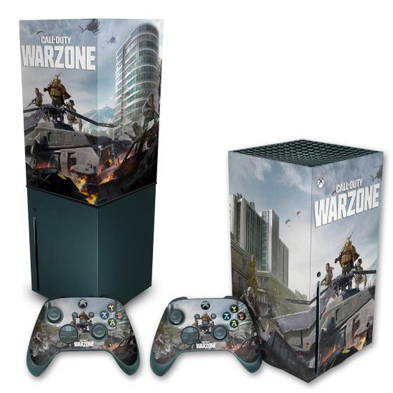 Capa Anti Poeira e Skin Compatível Xbox Series X Call of Duty Warzone