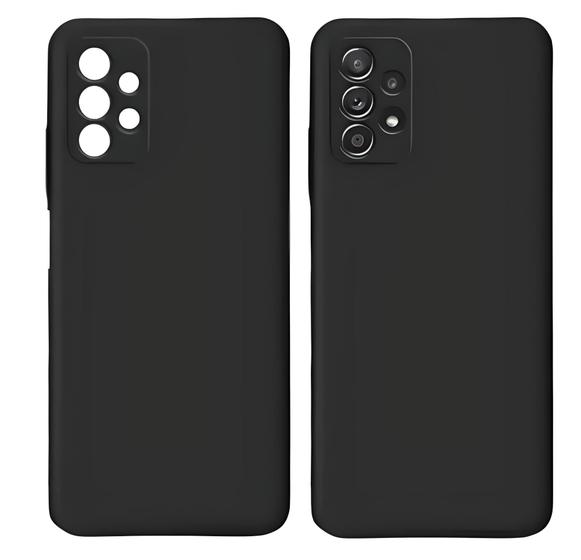 Capa Capinha Silicone Aveludada Para Galaxy A23 5G Preta Pandashop Br