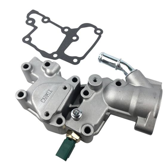 Carcaça Válvula Termostática Peugeot 206 207 c3 1 4 8v 36y8 Carmix