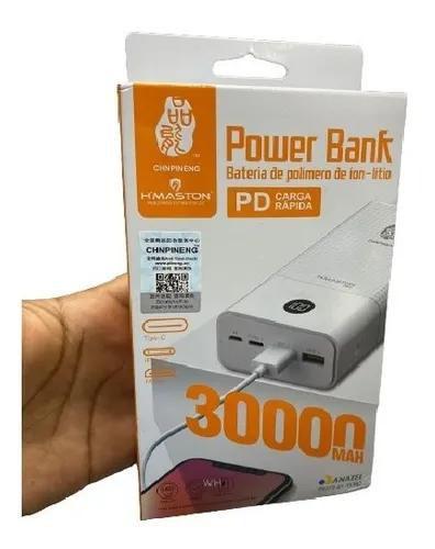 Carregador Portátil Power Bank Turbo 30000mah Carga Rápida DS eltro