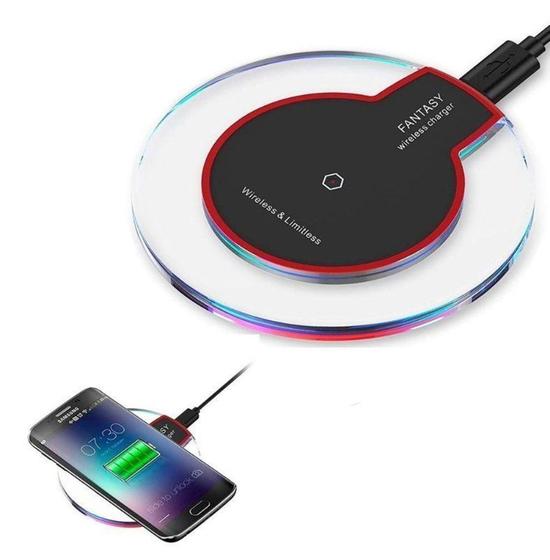 Carregador Sem Fio Charger Wirelless QI Receptor V8 Android Wirelless