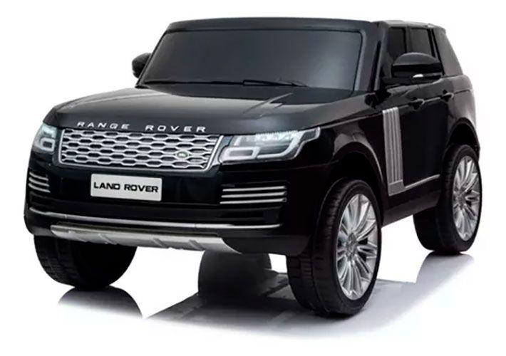 Carrinho Elétrico Preto Infantil 12v Importway Land Rover 2 Bancos Em