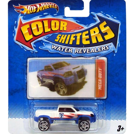 Carrinho Hot Wheels Color Shifters Water Revealers Mega Duty Mattel Carrinho De