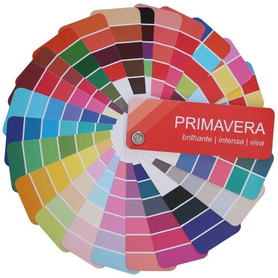 Cartela Paleta de Cores Mini Coloração Pessoal Vivace Cartelas