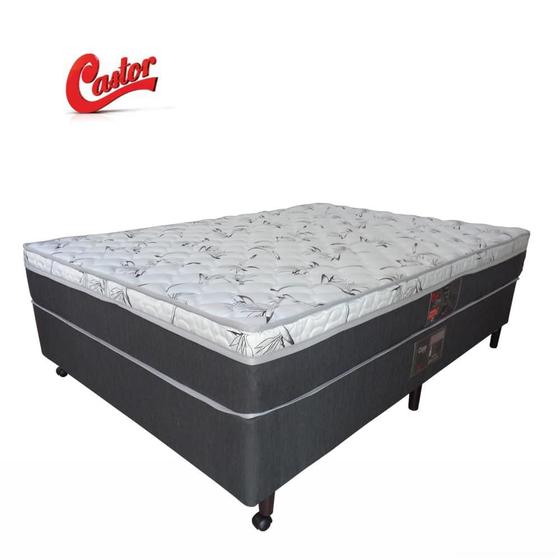 Conjunto Castor Class Tecnopedic Casal X X Cm Cama Box Super