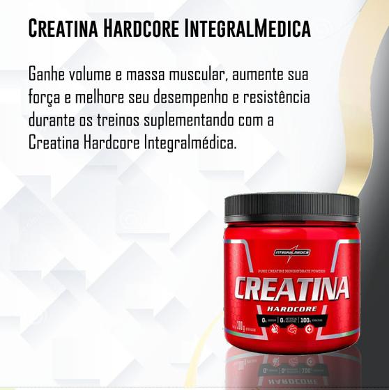 Creatina Monohidratada Hardcore Integral Medica G Creatina