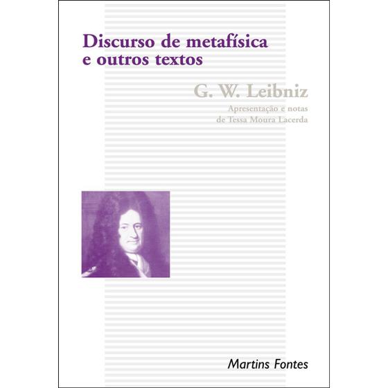 Discurso De Metaf Sica E Outros Textos Leibniz Gottfried W Livros