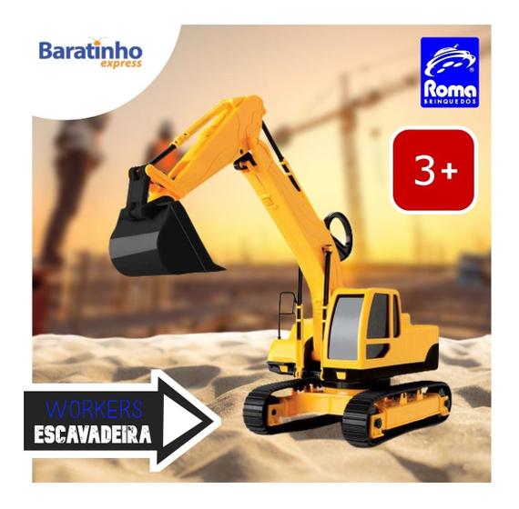 Escavadeira Trator Roma Workers C Bra O Basculante Cm Shopbr