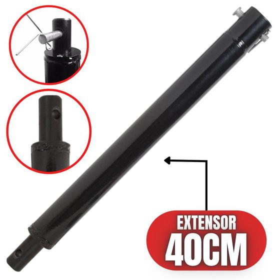 Extensor Alongador Em Ferro Cm Di Metro De Encaixe Mm Para