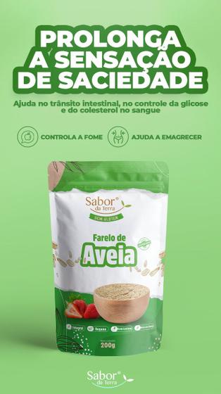 FARELO DE AVEIA SEM GLUTEM 200g Sabor Da Terra Aveia Magazine Luiza